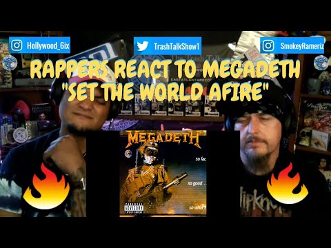Rappers React To Megadeth "Set The World Afire"!!!
