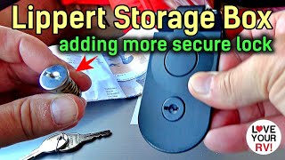 Upgrading the Solid Step Storage Box OEM CH751 Lock Cylinder to Different Key Cylinder