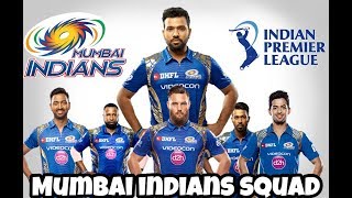 Vivo IPL 2019 Mumbai Indian squad | Mumbai indians new players list