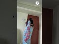Desi Bhabhi Saree Blouse And Bra Wearing Front Of Devar