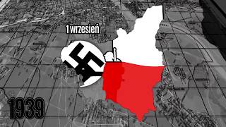Animacja  mapy zniszczeń Warszawy 1939-1945