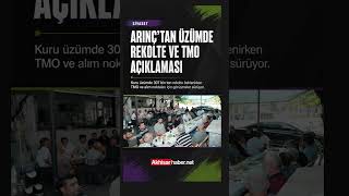 Üzümde Rekolte ve Fiyat Açıklaması