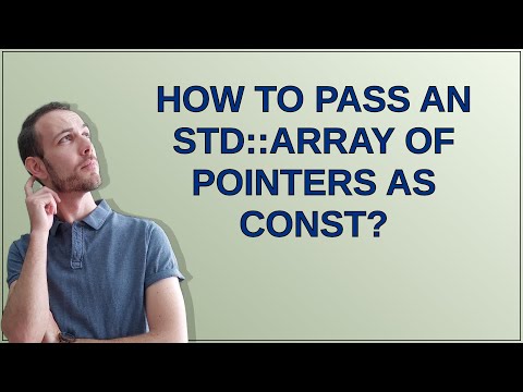 How to pass an std::array of pointers as const?