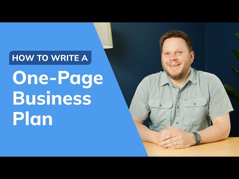 , title : 'How to Write a One-Page Business Plan [Free Template in Description]'