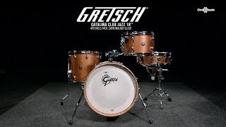 Video thumbnail for Gretsch Catalina Club Jazz 18'' 4pc Shell Pack, Satin Walnut Glaze | Gear4music demo by Gear4music Guitars