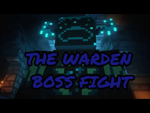 Minecraft The Warden Boss Fight ( 1.19 )