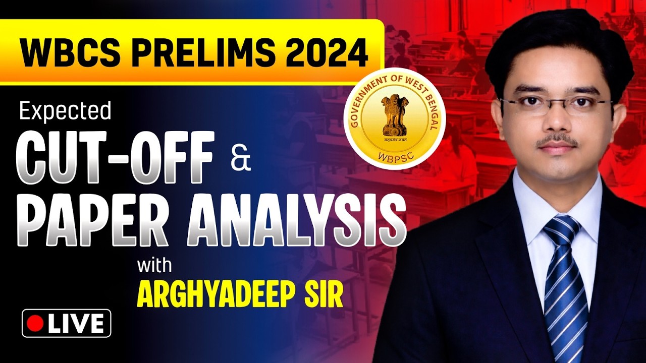 WBCS Prelims 2024 Complete Paper Analysis | Detailed Solution | Cut-off Analysis