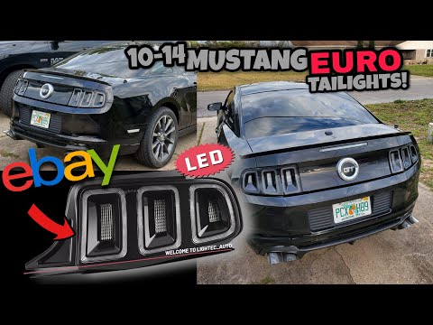 WORTH IT? EURO Tail Lights for 2010-2014 Mustang + Morimoto XB Clear 3rd (Unbox, Install, Overview)