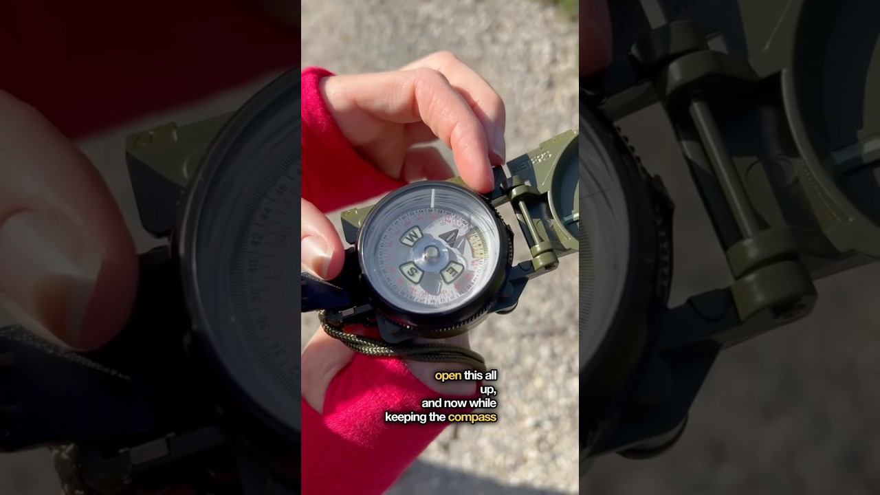 How To Use A Military/Lensatic Compass #bushcraft #survival #hiking