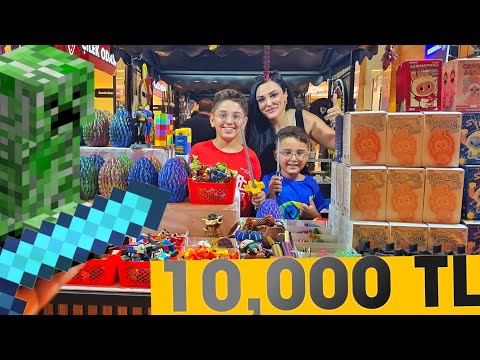 24 HOUR SHOPPING VLOG WITH EFE AND EMİR!!