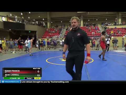 195 Lbs Quarterfinal - Isaiah Francis, TX Vs Sean Carroll, KS 5d5b