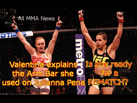 Valentina Shevchenko explains the Arm Bar she used on Julianna Pena. Ready for the Nunes REMATCH?