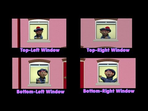 Teletubbies: The Magic House Window Sketches Comparison