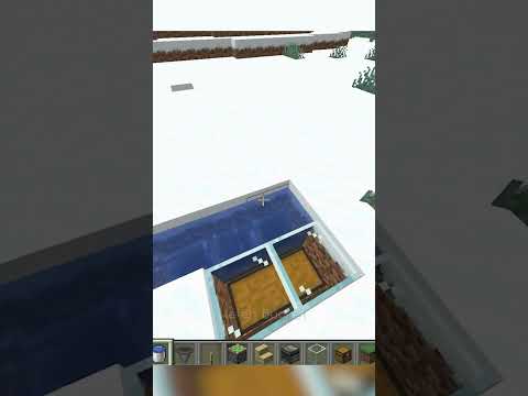 IceCoffey - Automatic Water Farm Minecraft Redstone Tutorial [Java 1.20+] #shorts