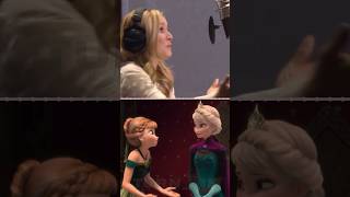 Behind the Voice: Kristen Bell&quot; Idina Menzel (FROZEN) #shorts #cartoon #actor