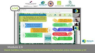 MODULO 2.3 Marco Jurídico y Mecanismos Internacionales y Nacionales sobre Humedales y CC Cursos FA