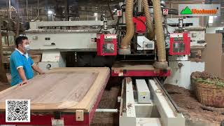 Hiệu quả tuyệt vời khi sử dụng máy CNC trung tâm gia công 2bàn Woodmaster