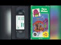 Barney Three Wishes 1988 1992 VHS Release Black VHS