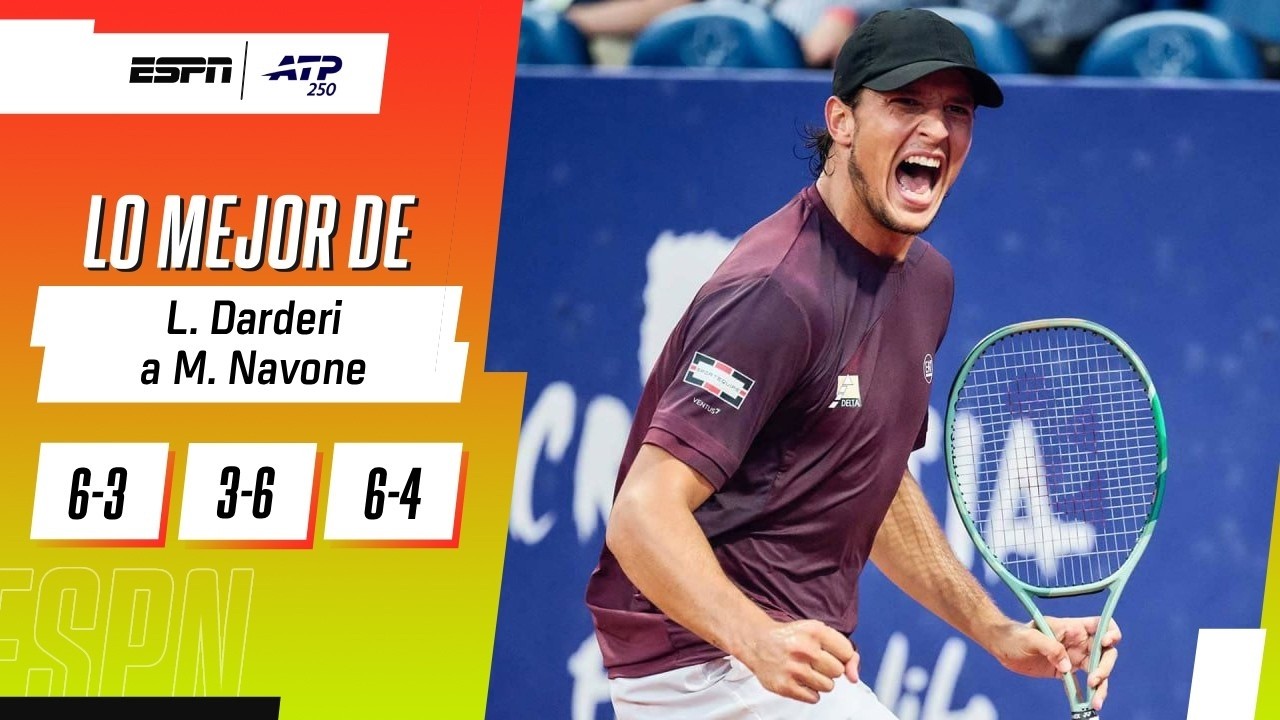 DARDERI DERROTÓ A NAVONE EN UN PARTIDAZO Y AVANZÓ A LOS CUARTOS DEL CHILE OPEN | RESUMEN