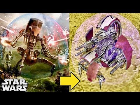The Evolution of Destroyer Droids (Droidekas) During the Clone Wars