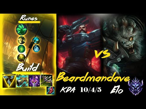 [ Beardmandave ] Gangplank vs Rengar Top - Season 11 - Diamond IV 83 LP
