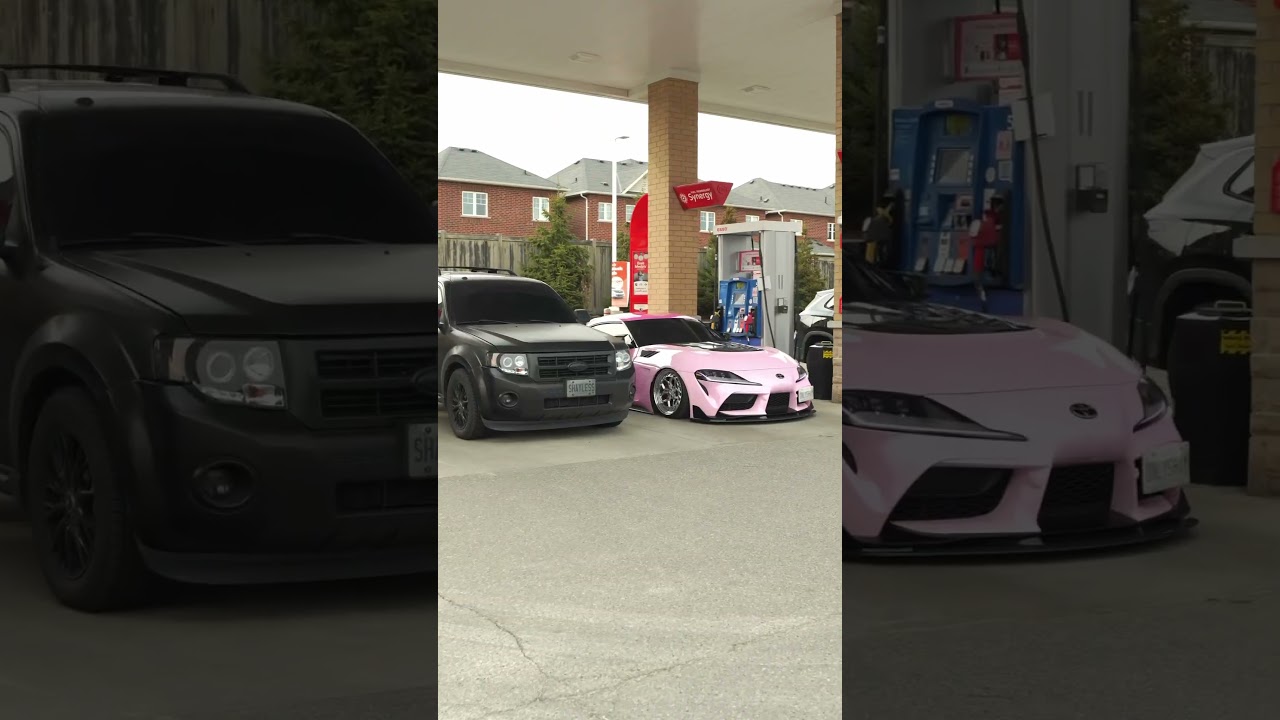 Omg wait… is that a 👀🫣 #cars #cargirl #cartok #automobile #carlover #pinkcar #supra #shay2cray