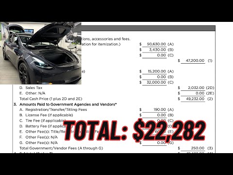 How I Bought A New Tesla Model Y for $22,282 - Cost & Saving Breakdown
