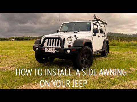 HOW TO INSTALL A SIDE AWNING ON YOUR JEEP