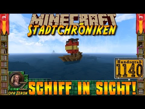 Minecraft #1140 -Stadtchroniken- Schiff in Sicht! [HD+Deutsch]