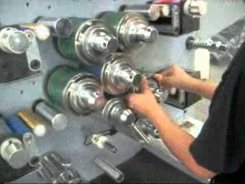 Psr4b 4 color care label rotary printing machine