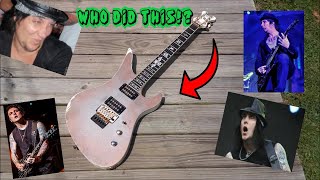 Video thumbnail for Schecter Synyster Gates Golden Goddess Resurrection by Dewey Hall