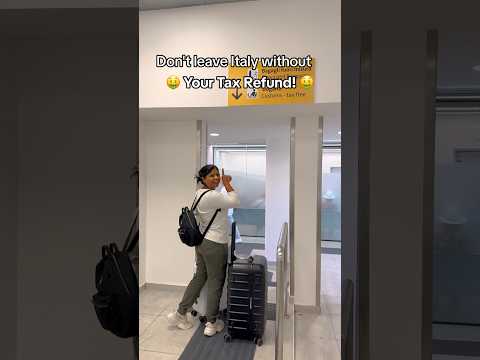 📌 SAVE these steps to get a tax refund in Italy 🇮🇹