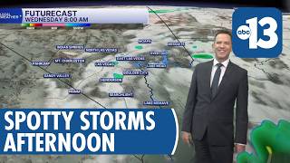 Upper 90s and Spotty Storms Expected in Las Vegas