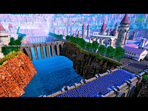 Can Heroes Hold Up Bridge against Evil to Protect Atlantis? - Ultimate Epic Battle Simulator UEBS
