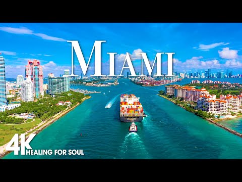MIAMI, Florida 4K UHD - Miami's Iconic Beaches And Sky-high Views - 4K Video Ultra HD