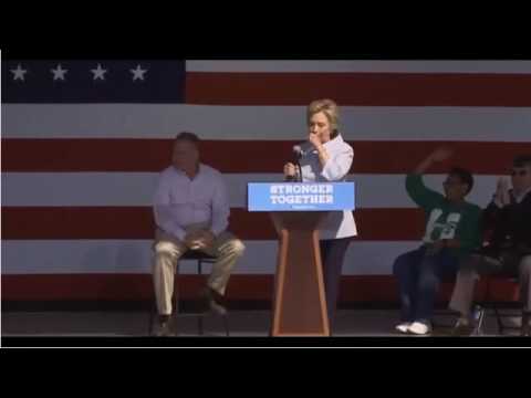 HILLARY CLINTON ESTÁ COM "UM PÉ NA COVA"!!!
