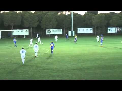 БАТЭ - Левски. 1-ый тайм (11 февраля 2012)