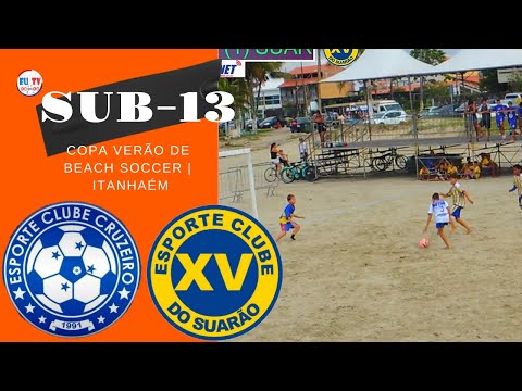 SUB-13 | CRUZEIRO  X XV SUARÃO | COPA VERÃO DE BEACH SOCCER 2022