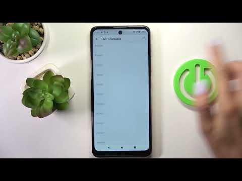 How to Set Up System Language on Motorola E40  - Manage Default Language