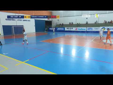 SÃO JOSÉ - (AP) x FURACÃO (TO) - TAÇA BRASIL DE  FUTSAL