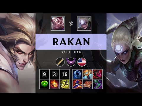 Rakan Mid vs Diana - NA Master Patch 25.06