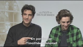 'Litte Women' - Saoirse Ronan, Florence Pugh, Timothée Chalamet, Louis Garrel Greta Gerwig Interview video