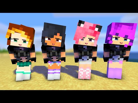 poi poi darling ohayo aphmau family friends wither kc, kim, macncheesep1z - minecraft #shorts