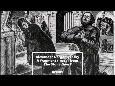 Alexander Dargomyzhsky. The fragment of the original version "The Stone Guest" - ...died Inesa