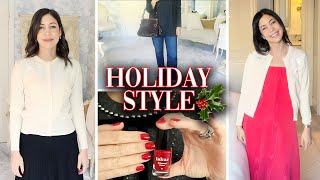 Elegant Winter Style: Holiday Looks, Sweaters, Accessories, Beauty ❄️
