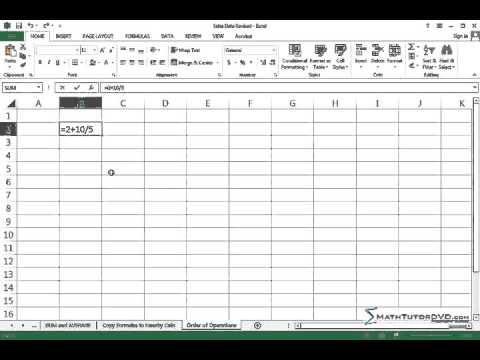 Lesson 20 - Order Of Operations