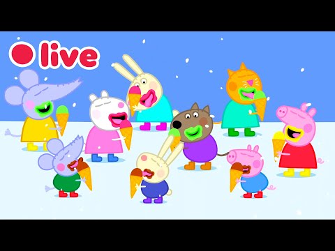 🔴 LIVE Peppa Pig 🎄 Weihnachtsfolgen! ❄️ Winterspaß | Peppa Pig Deutsch