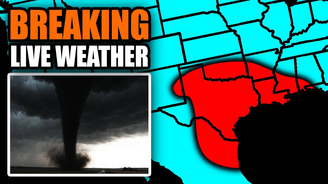 🔴LIVE - Severe Weather Coverage With Storm Chasers On The Ground - Live Weather Channel...