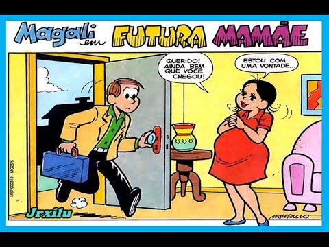 Magali - Futura mamãe, Quadrinhos Turma da Mônica