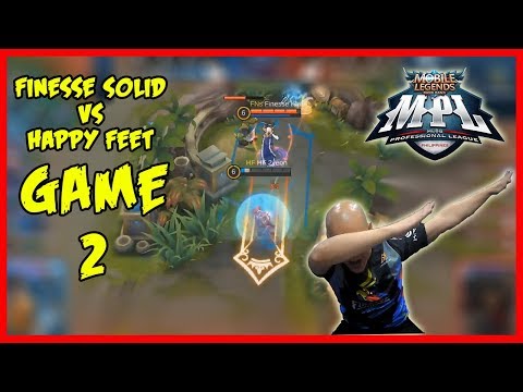 3rd "DAB" By Finesse Lex! Finesse Solid vs Happy Feet | MPL-PH Game 2 - MLBB